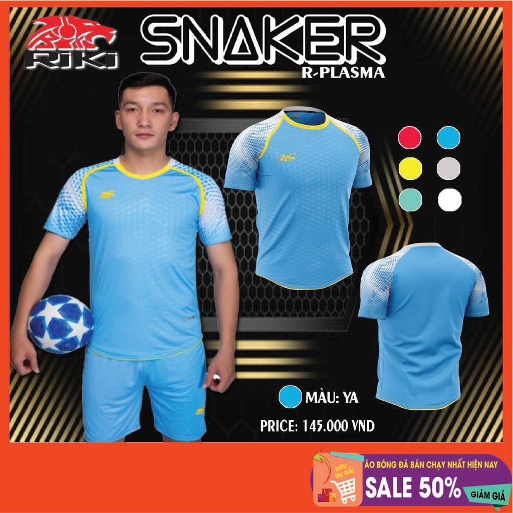 Bộ quần/áo thể thao, Bộ áo bóng đá không logo RiKi Snaker sẵn kho, giá tốt chất vải mềm mát mịn, thấm hút mồ hôi