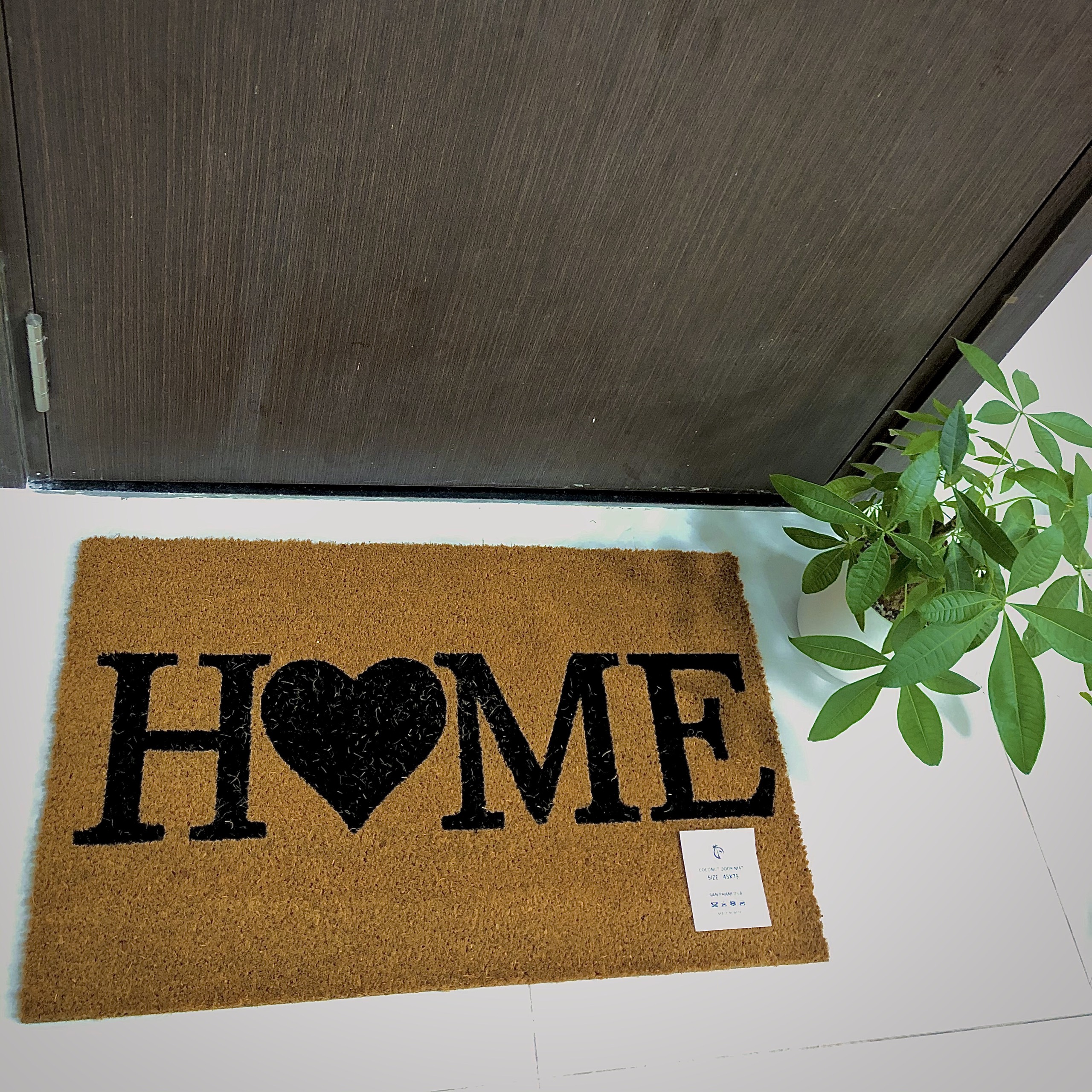 Thảm lót sàn nhà trang trí họa tiết HOME
