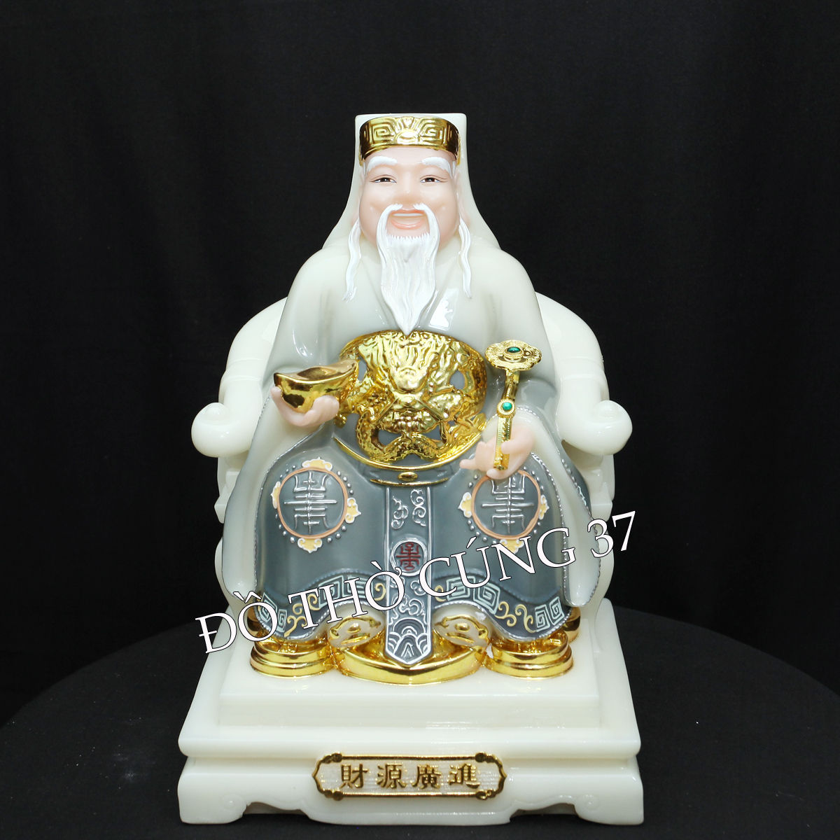 TƯỢNG THẦN TÀI THỔ ĐỊA MÀU ĐỎ