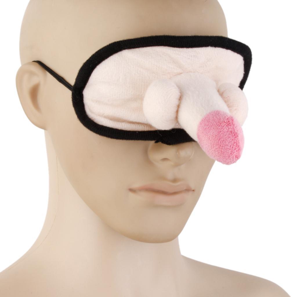 Willy Penis Badge Rosette Eye Mask Hen Party Girls Night Out Accessory