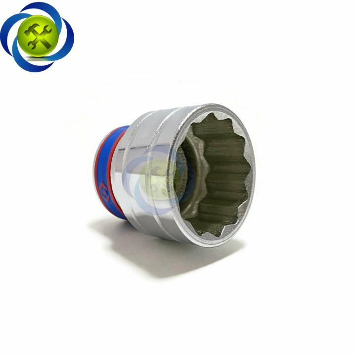 Tuýp 26mm 1/2 Kingtony 433026M 12 cạnh màu trắng dài 42mm