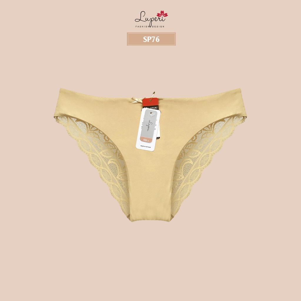 Quần Lót Nữ Thun Lạnh LUPERI SP76 Cạp Vừa Bikini quần lót mềm mịn co giãn đàn hồi thoáng khí kháng khuẩn khử mùi tốt