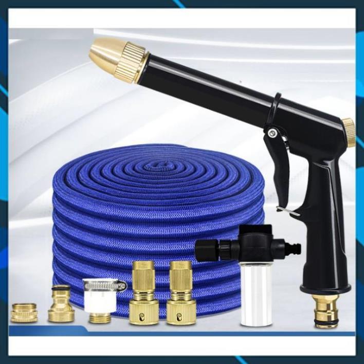 Bộ dây và vòi xịt tăng áp lực nước rửa xe tưới cây loại 7.5m 206733