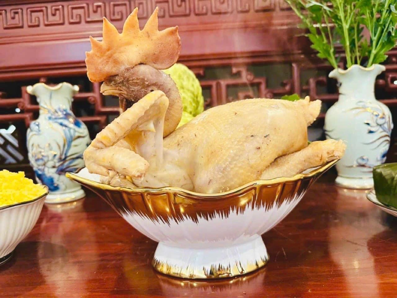 Bát thuyền đựng gà, hoa quả Vân Phương Shop bằng gốm sứ Bát Tràng - Hàng Chính Hãng