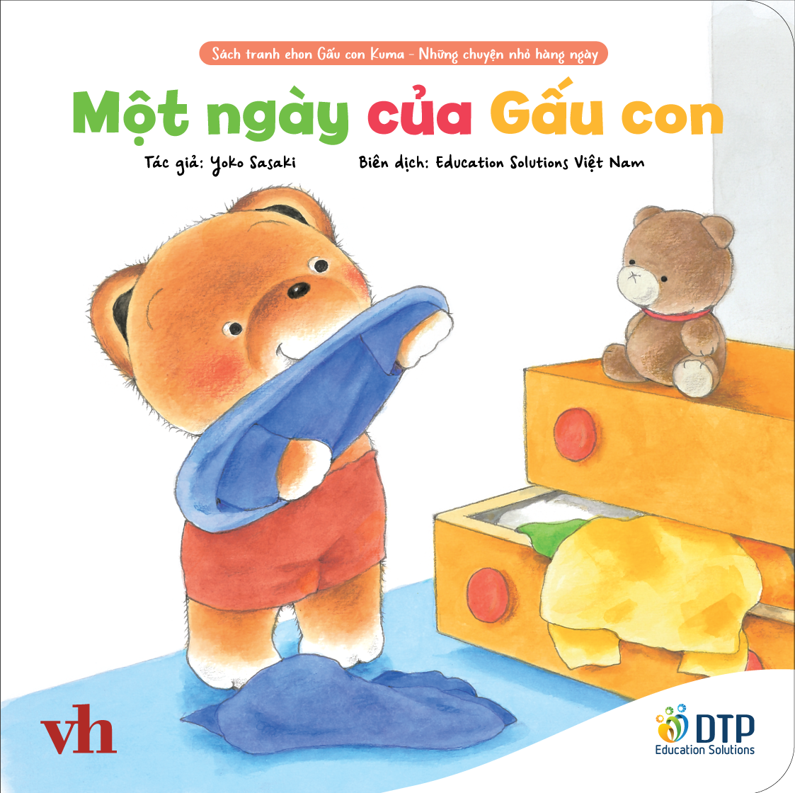 Một ngày của Gấu con - Sách tranh ehon Gấu con Kuma - Những chuyện nhỏ hàng ngày
