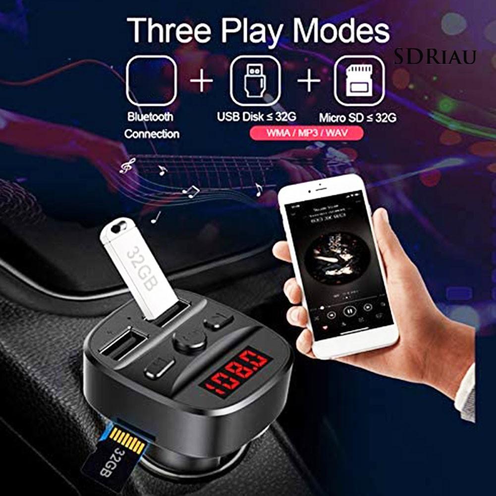 Máy Nghe Nhạc Mp3 Kết Nối Bluetooth Trên Xe Hơi Qcd_T60S