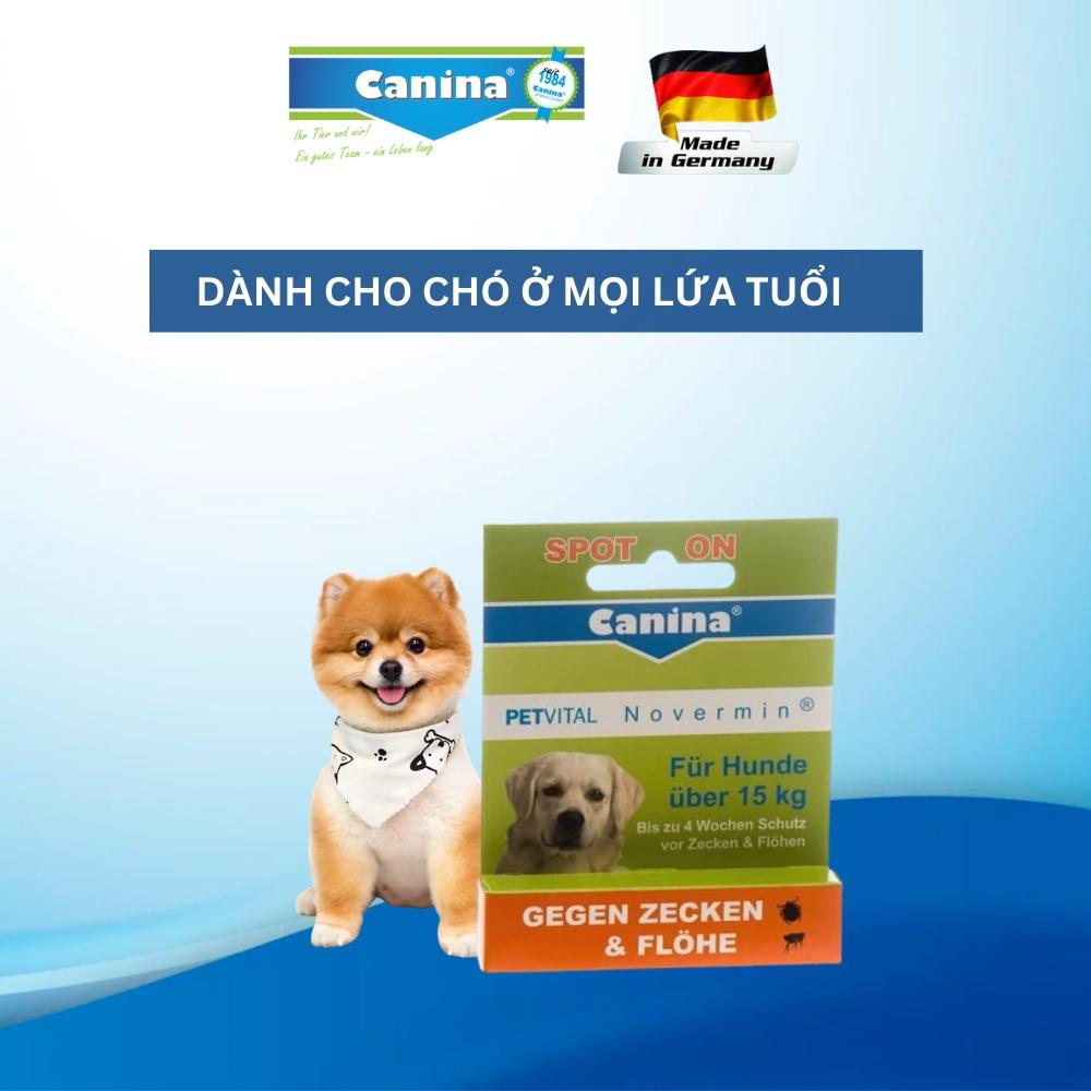 Thuốc Trị Ve Rận Bọ Chét Cho Chó Canina Petvital Novermin - Chính Hãng - Nhập Khẩu Đức