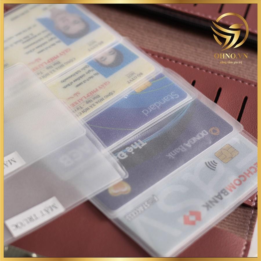 TÚI BAO NHỰA DẺO ĐỰNG THẺ CĂN CƯỚC BẰNG LÁI XE dạng thẻ PET NGÂN HÀNG CARD 9x6cm THẺ ATM NHÂN SINH VIÊN VIP