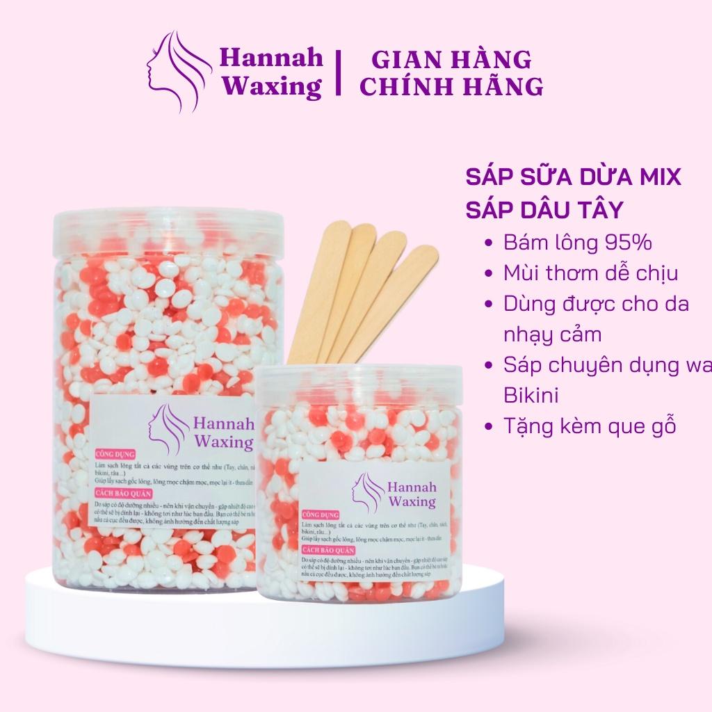 [CHE TÊN] Sáp Wax Lông Mix Hỗn Hợp Nhiều Loại Sáp Cao Cấp Siêu Bám Lông, Wax Bikini HANNAH WAXING - Hỗn hợp