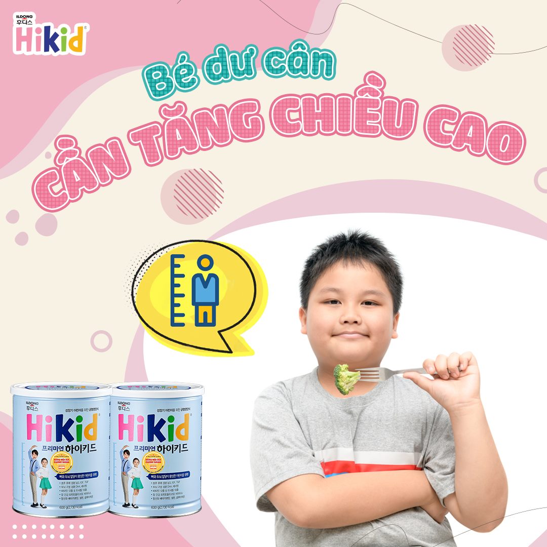 Sữa Hikid hương Chocolate 650g (1-9 tuổi) - Nhập khẩu Hàn Quốc