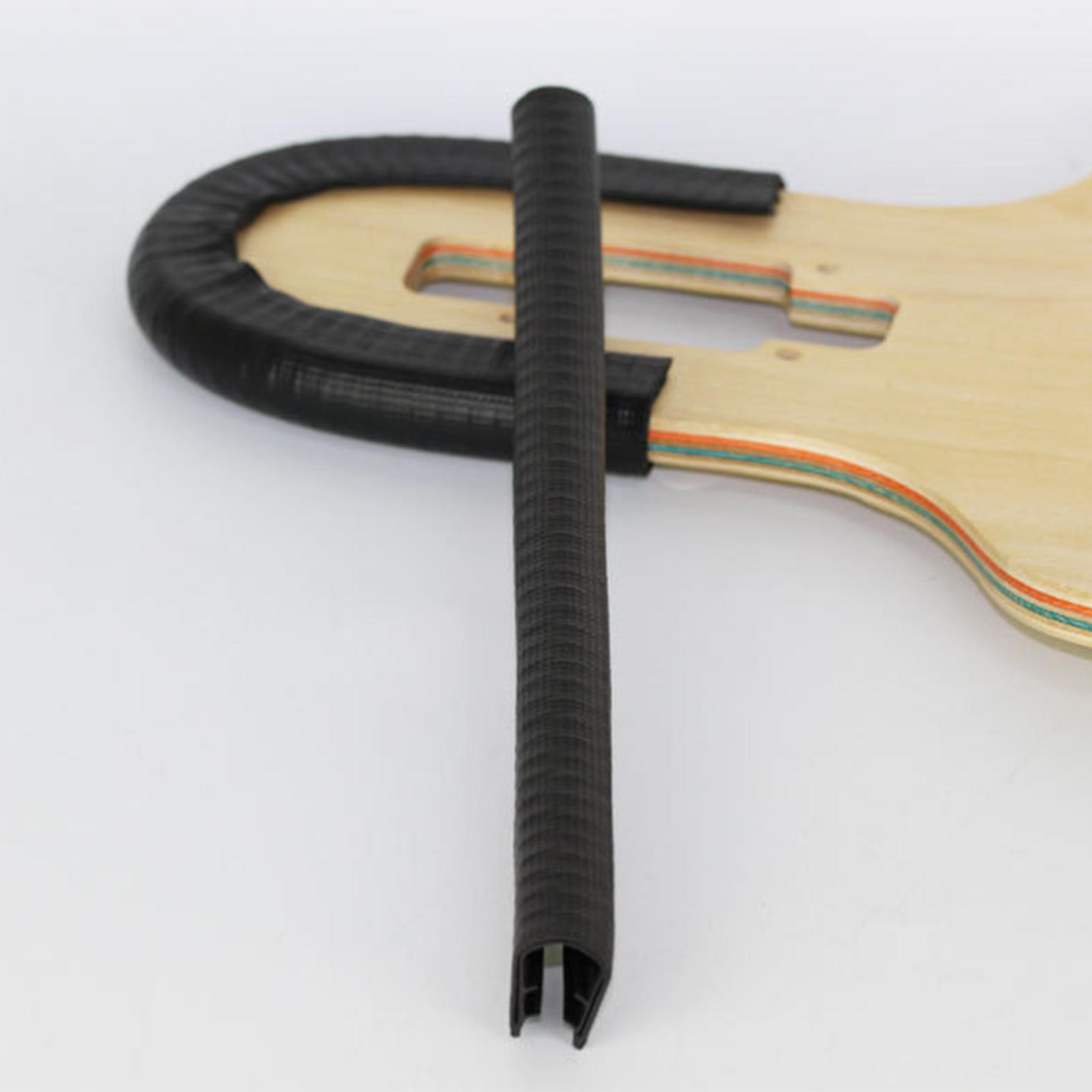 2 Pieces Skateboard Rubber Strip Protection for Longboard Children Beginners