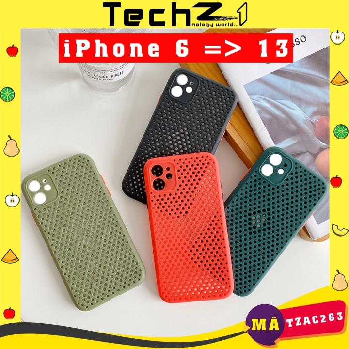 Ốp Lưng Tản Nhiệt TPU Dẻo cho iP6/7/8/6P/7P/8P/X/XS/XR/XSMax/11/12/13 Đủ Dòng Máy - Mã TZAC263
