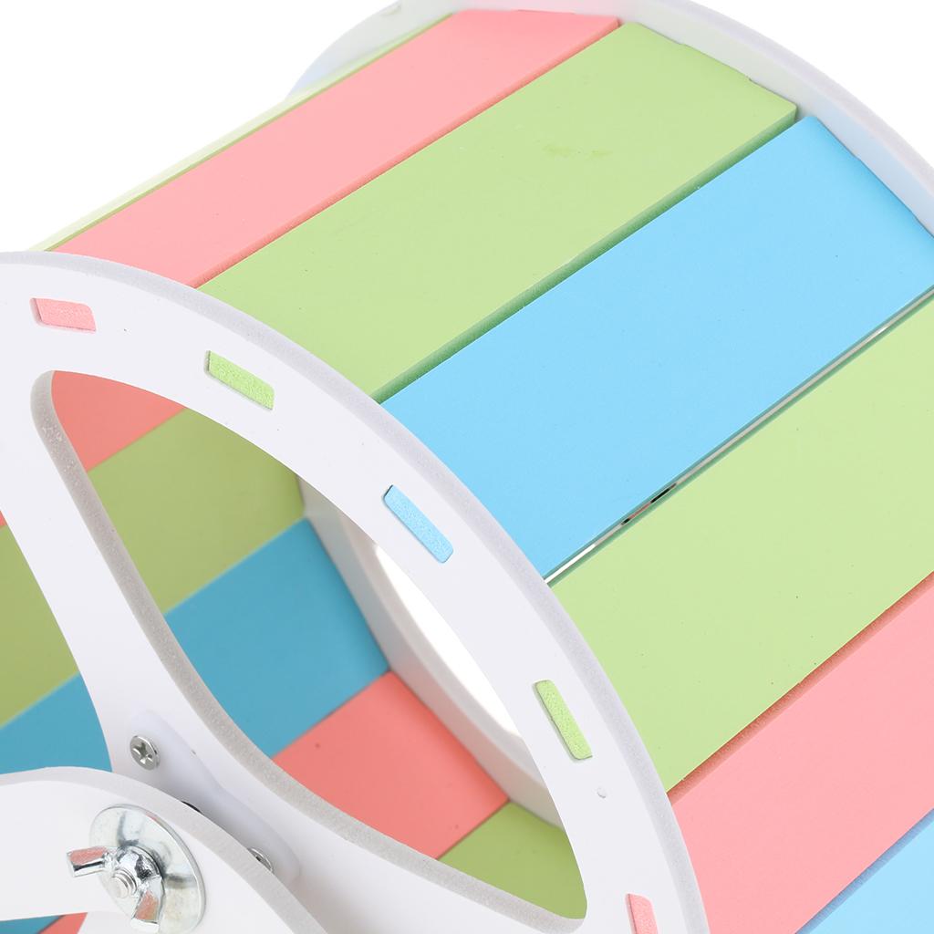 Hamster Mouse Rat Small Animals Silent Running Exercise Wheel Toys Colorful