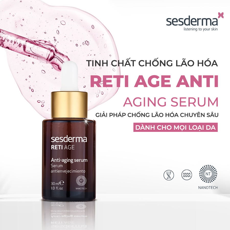 Tinh chất chống lão hóa Sesderma Retiage cho da dầu 30ml