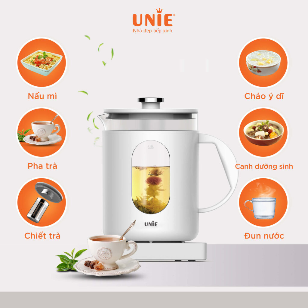 Ấm siêu tốc Unie UEK1782W. Hàng chính hãng