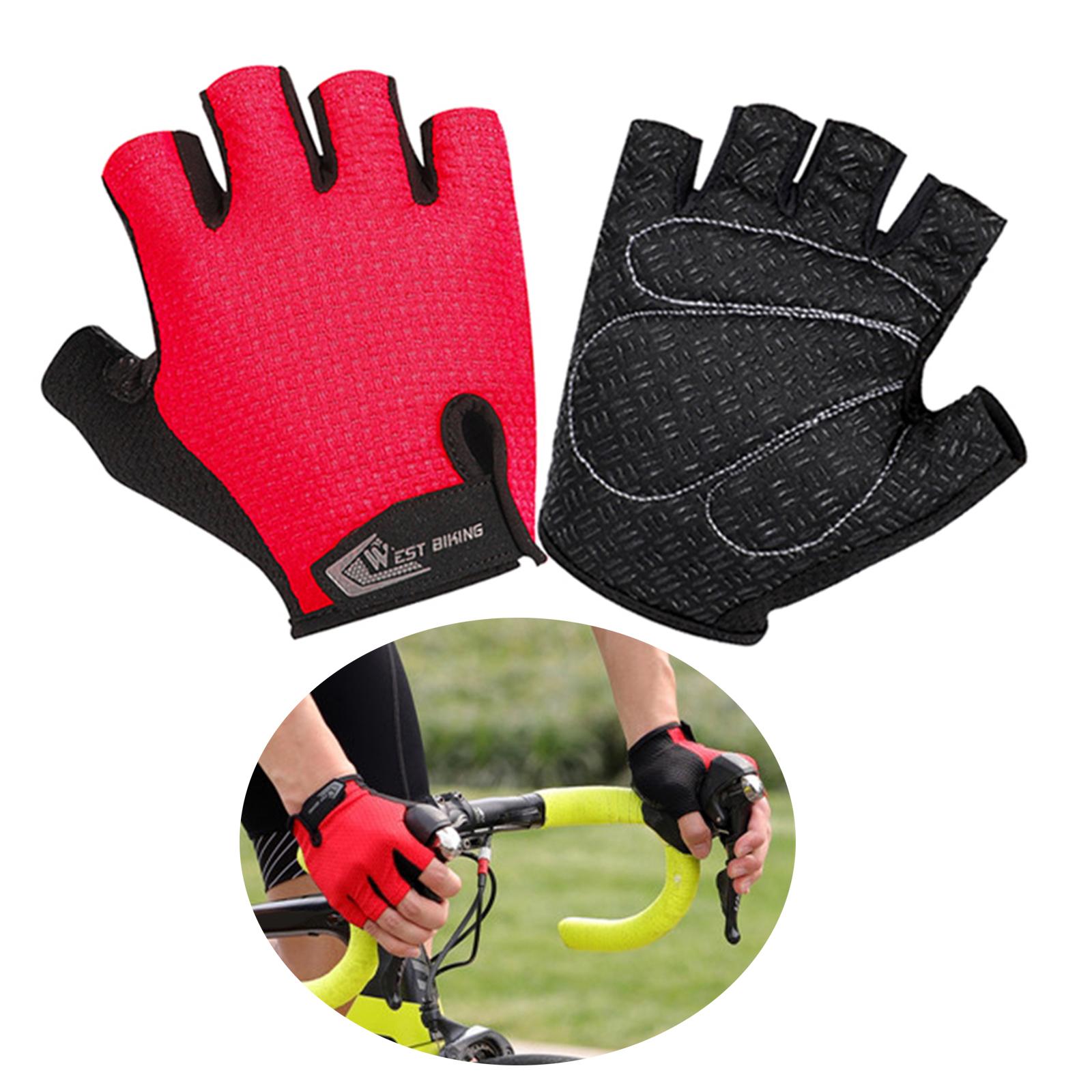 Half Finger Cycling Gloves Sports Light Weight Road Bike Unisex