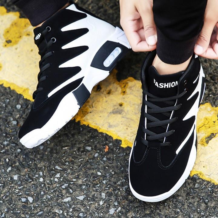 Giày sneaker thể thao nam tia chớp màu Trắng