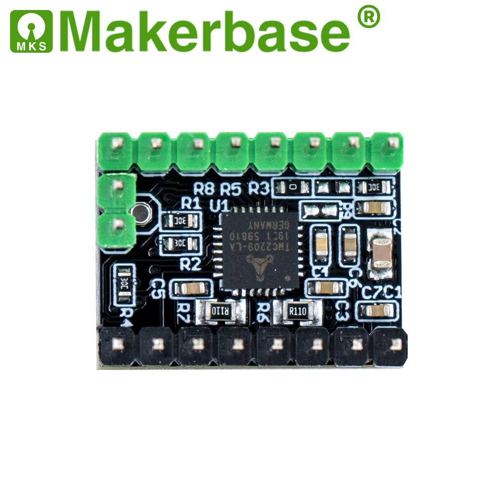 MAKERBASE MKS TMC2209 2209 Bước lái xe máy kéo 3D Máy in 3D Phần 2.5A UART ULTRA Im lặng cho SGEN_L GEN_L Robin Nano