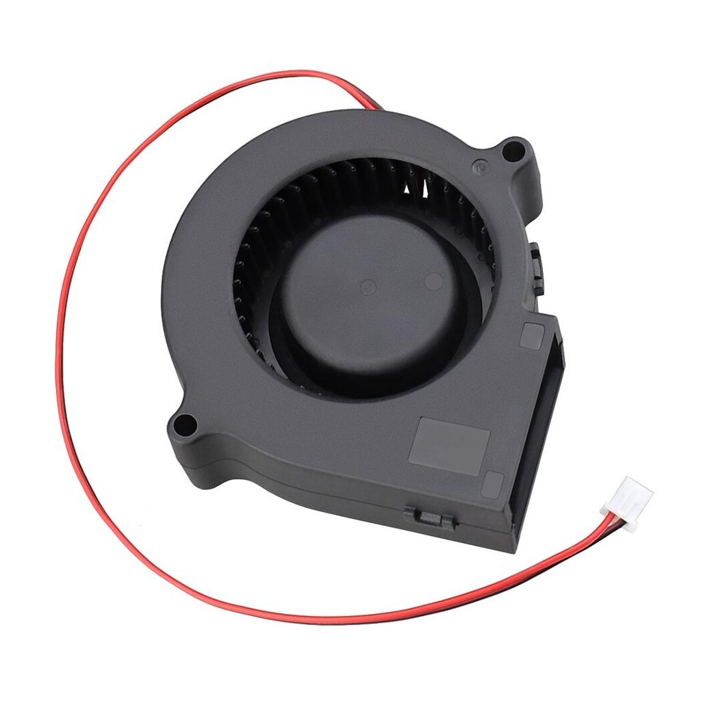 2pcs DC 24V 2Pin 7525s 75mm x 25mm Radiator Cooler Blower Fan 75*25MM Brushless DC Turbo Centrifuge Cooling Fan 3200RPM