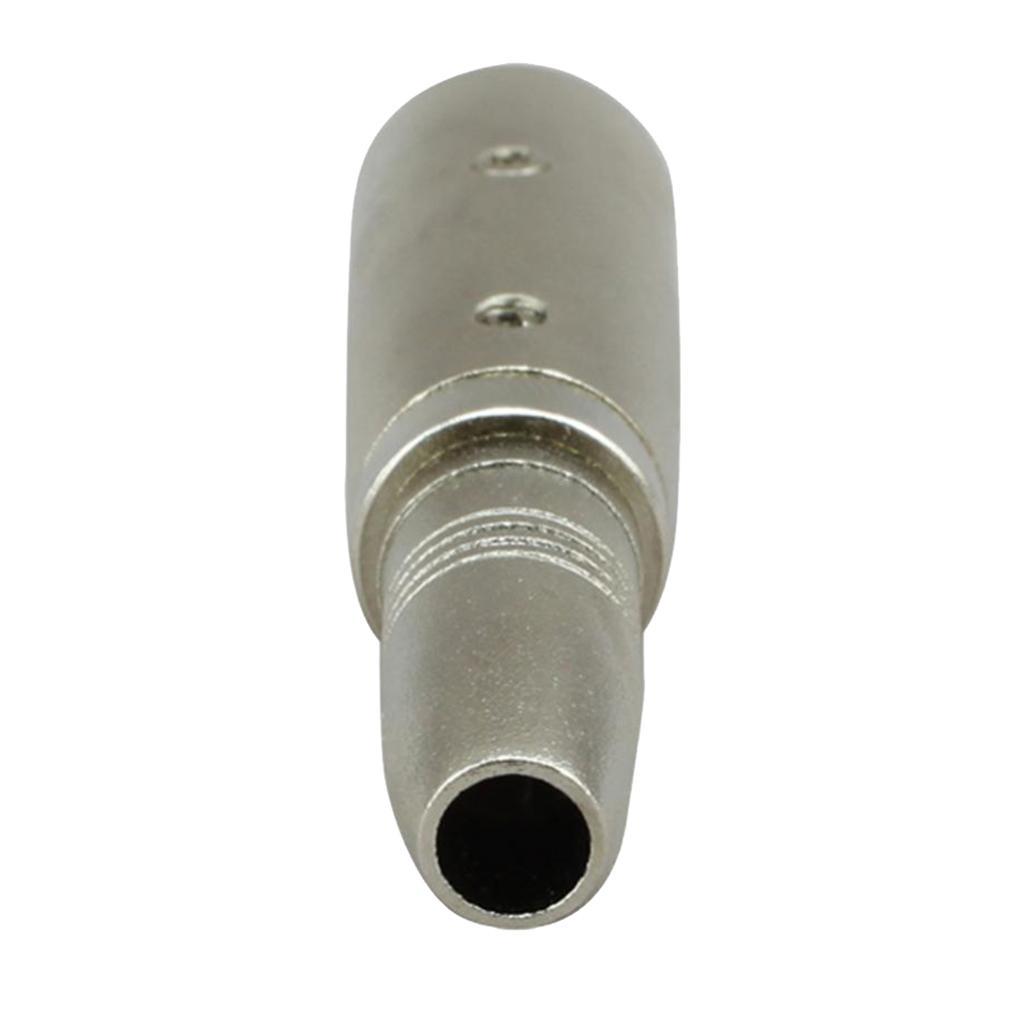 3-Pin XLR To 1/4 6.35mm Stereo Fe Mic Adapter
