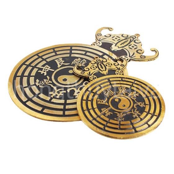 Gương Bát Quái Lưỡi Hổ 7cm*10cm