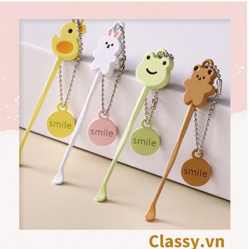 Cây ngoáy tai mini Classy, đính kèm móc khóa con vật cute ngộ nghĩnh PK1322