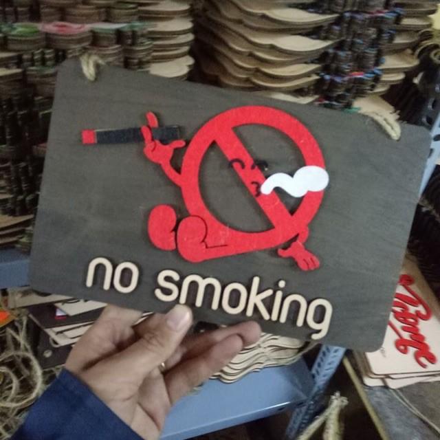 Bảng decor No Smoking