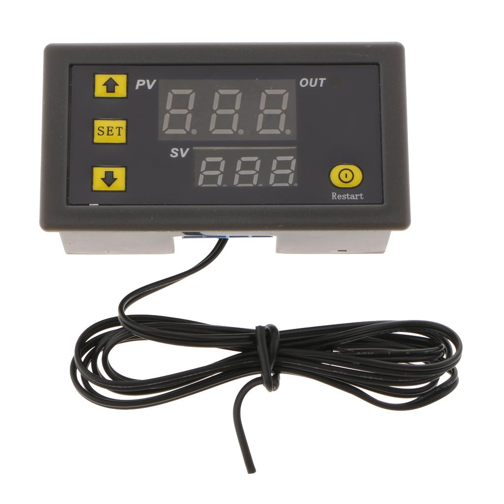 W3230 -50~120°C Mini Temperature Sensor Controller Regulator Switch 24V