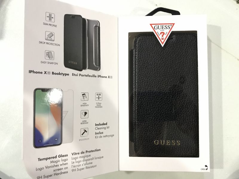 Bao Da dành cho Iphone XR- hiệu GUESS - HÀNG NHẬP KHẨU