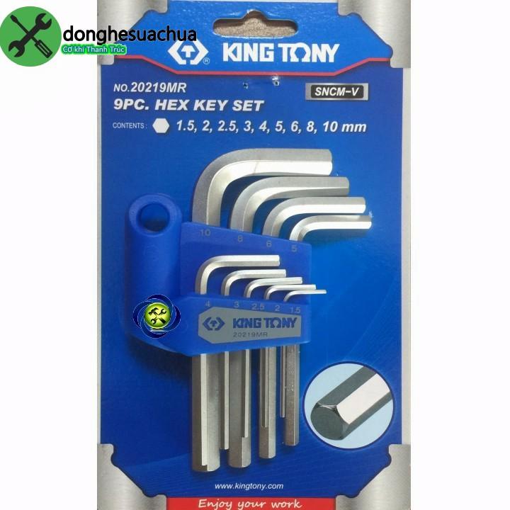 Bộ lục giác ngắn Kingtony 20219MR 9 cây