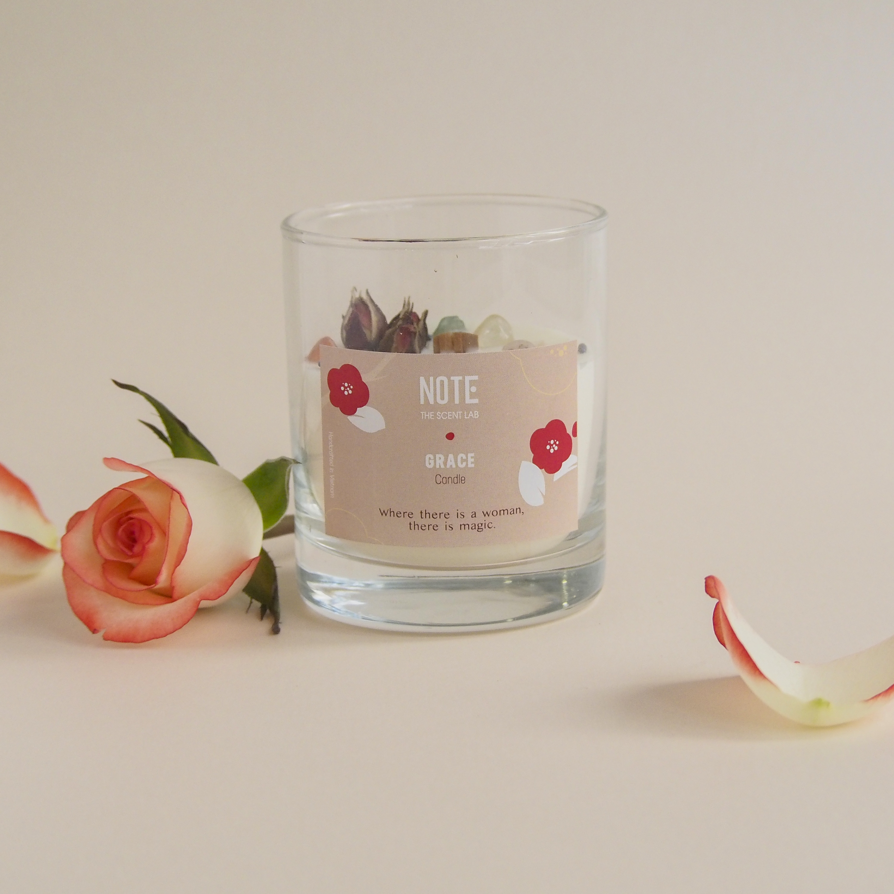 Nến thơm trang trí 140g - Gift candle by NOTE - The Scent Lab