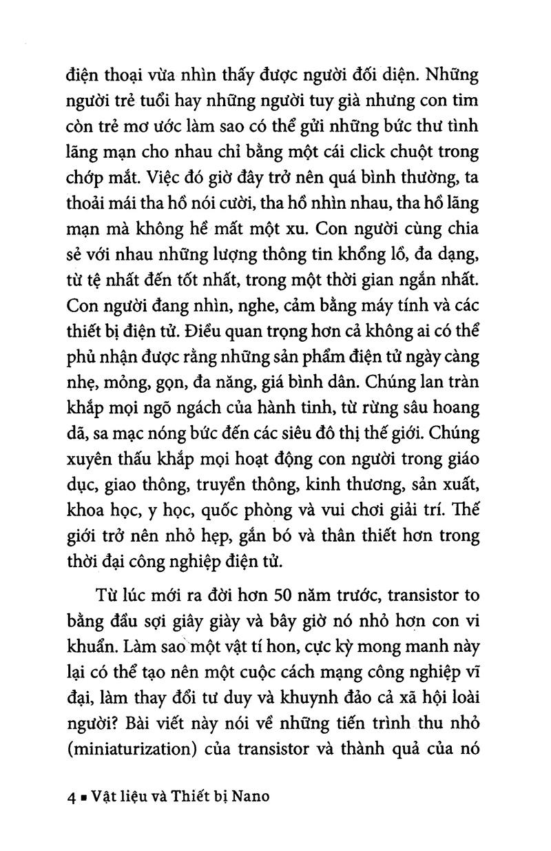 Vật Liệu Và Thiết Bị Nano (Tái Bản 2018)