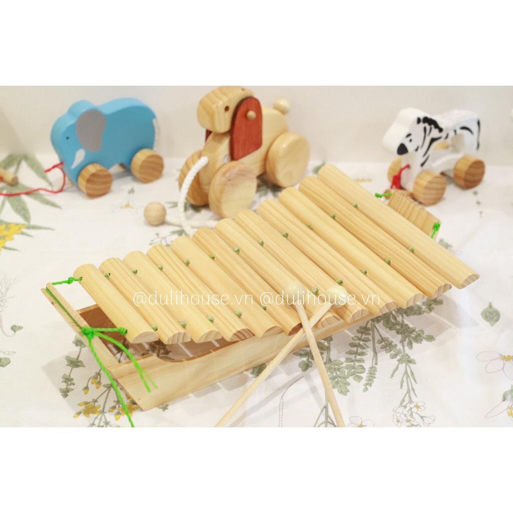 Đồ chơi đàn tơ rưng nhạc cụ gỗ việt nam-Đàn gõ kĩ năng giáo dục cho Bé