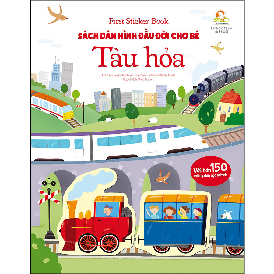 First Sticker Book - Sách Dán Hình Đầu Đời Cho Bé - Tàu Hỏa 75N