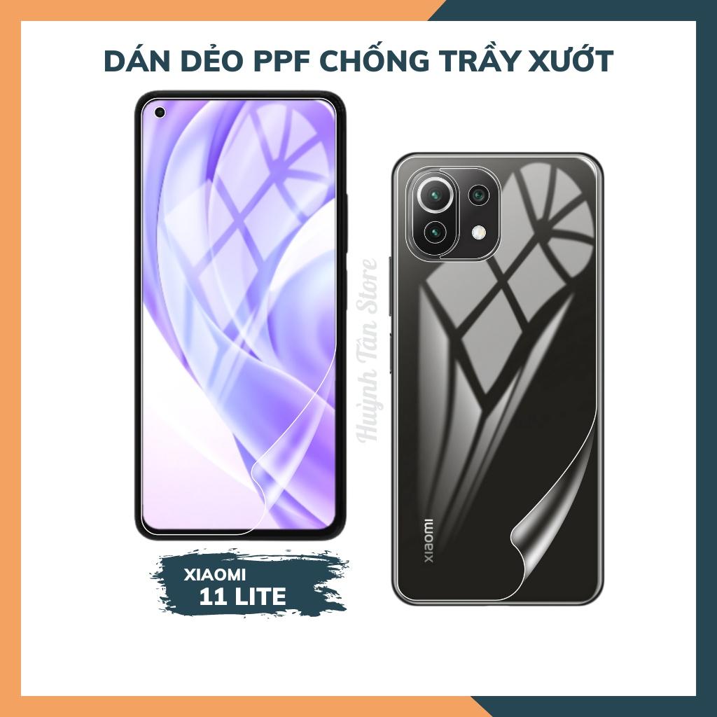 Dán dẻo PPF Mi 11 Lite 5G NE trong suốt hoặc nhám , chống trầy xướt, giữ nguyên vẻ đẹp ban đầu