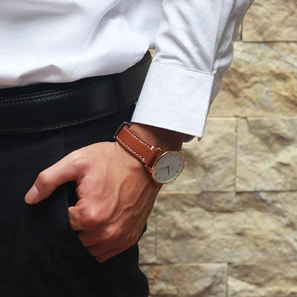 Dây đồng hồ HAVIAS Classy_Dây Nâu