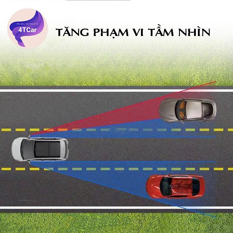 Gương cầu lồi ô tô gắn kính chiếu hậu 3R - 035