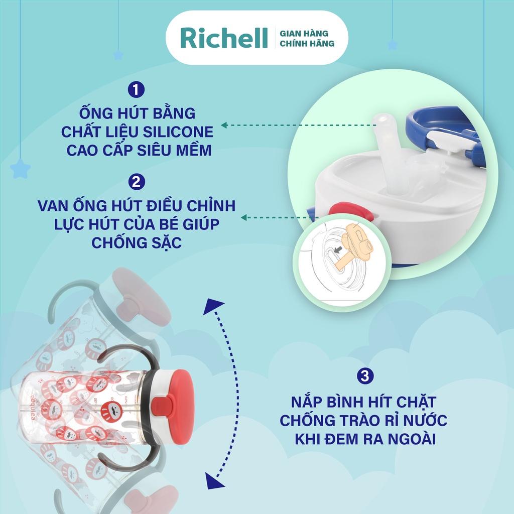 Bình ống hút AQ Richell Nhật Bản 320ml phiên bản giới hạn | Baby