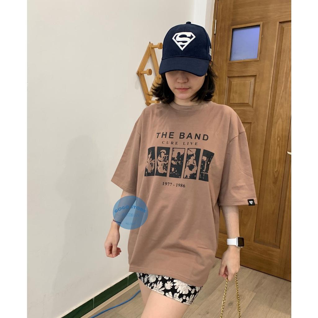 Áo thun unisex Thun nâu in chữ-freesize -cotton co giãn 4 chiều MS 20