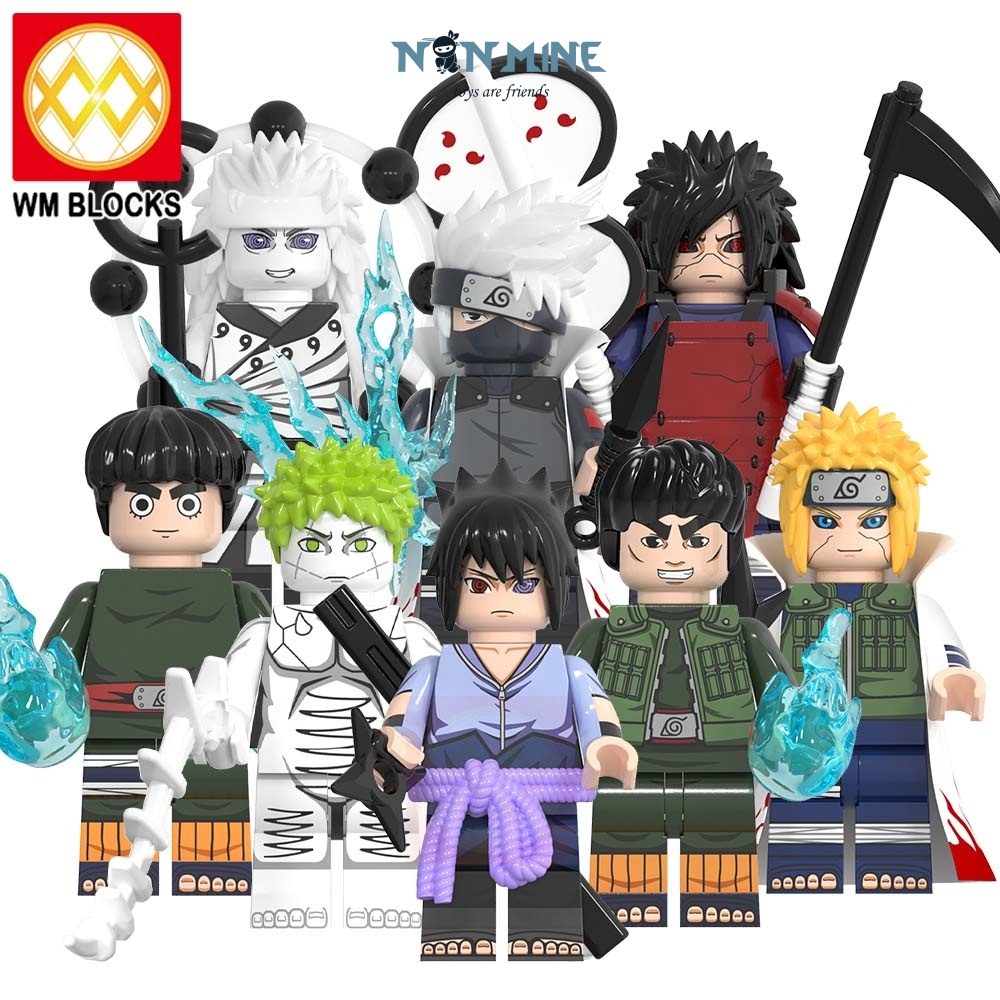 Minifigures Lắp Ráp Mô Hình Nhân Vật Truyện Tranh Hoạt Hình Naruto Minato Madara WM6109