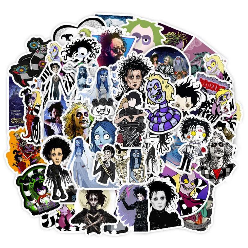 Sticker dán cao cấp Tim Burton Cực COOL ms#66