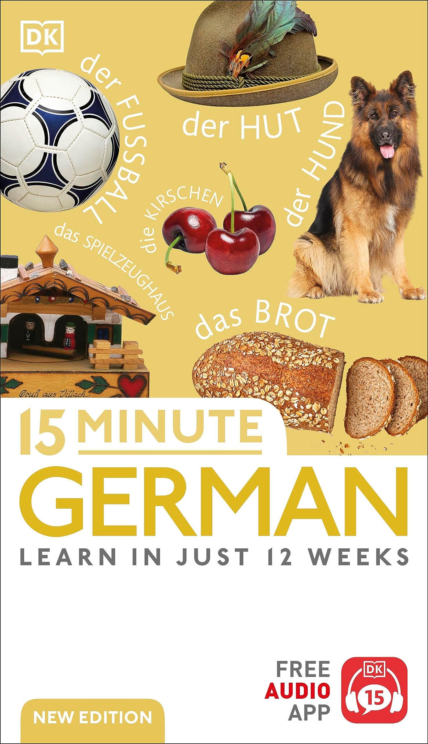 Sách ngoại văn: 15 Minute German - Learn In Just 12 Weeks