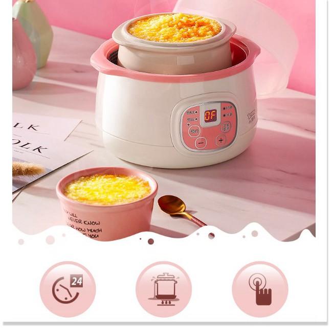 Nồi hâm nóng thức ăn đa năng 200w tặng kèm chén sứ hâm nóng