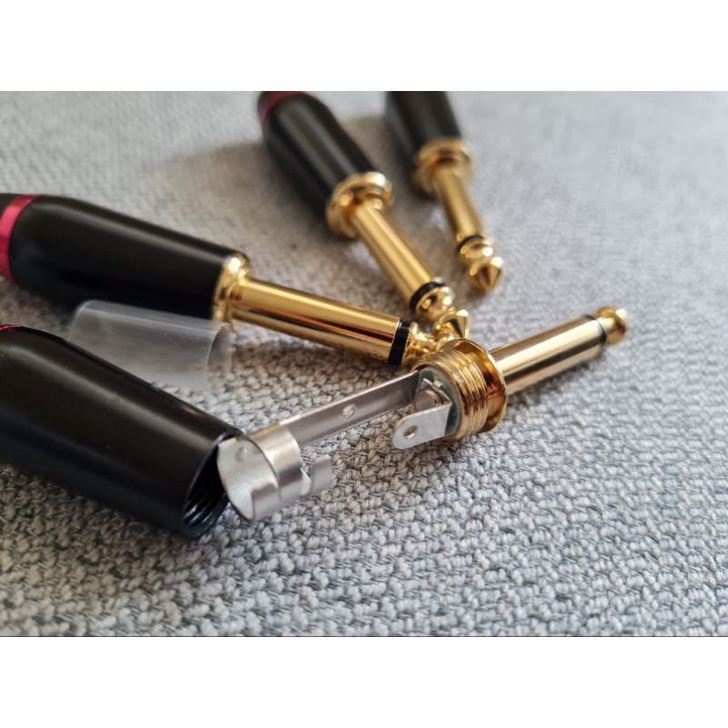 Đầu rắc 6 ly loại tốt - Jack 6 ly thân kim loại - Jack âm thanh