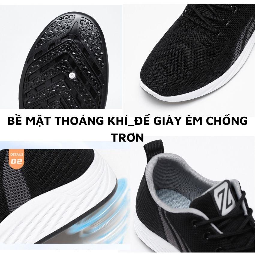 Giày Thể Thao Nam Sneaker Siêu Nhẹ Êm Chân Mang Đi Làm ,Chạy Bộ,Tập Gym Chơi Thể Thao GNA01 SUNO STORE