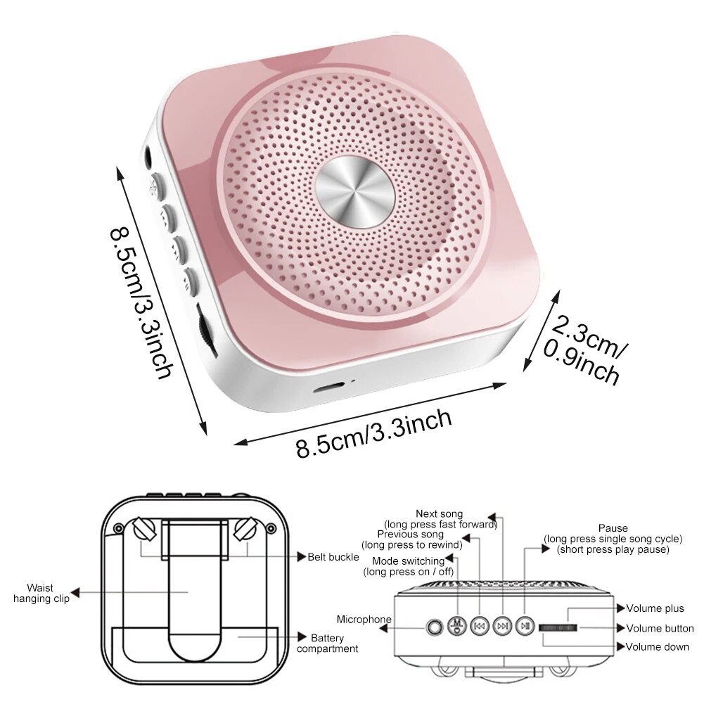 Loa khuếch đại giọng nói giảng viên, loa trợ giảng Teachers Voice Amplifier Guide