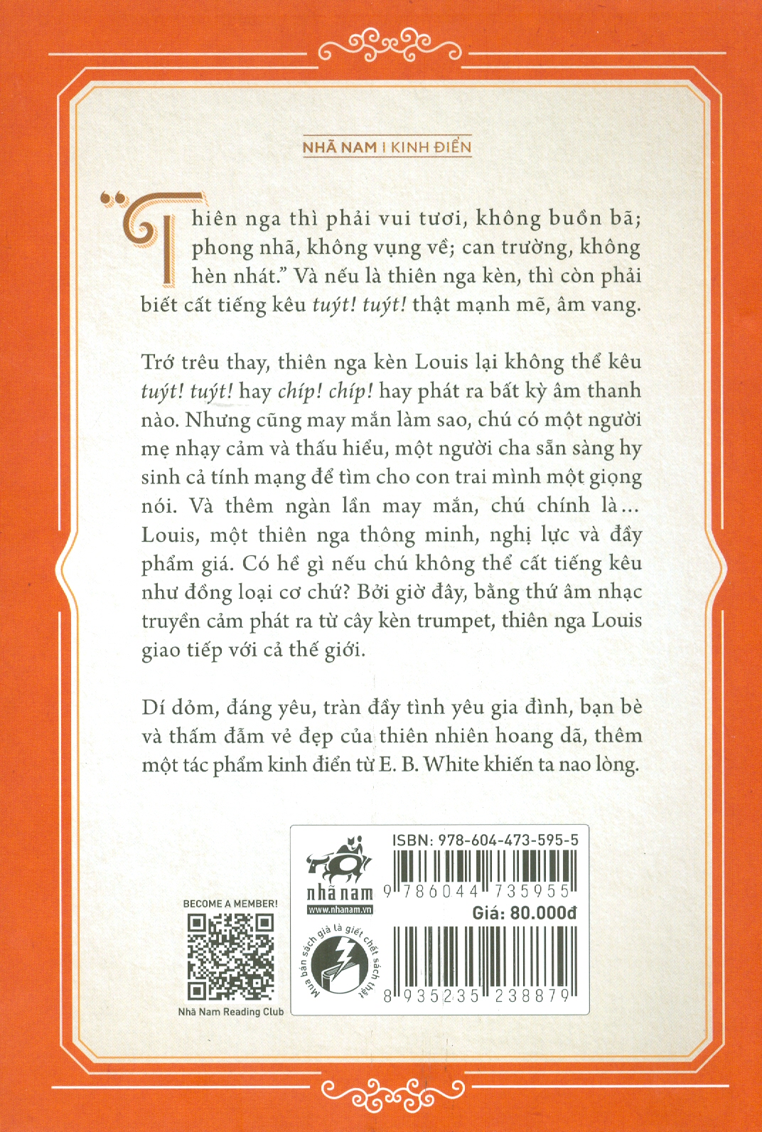 Tiếng Kèn Thiên Nga - E. B. White - Thiên Nga dịch -