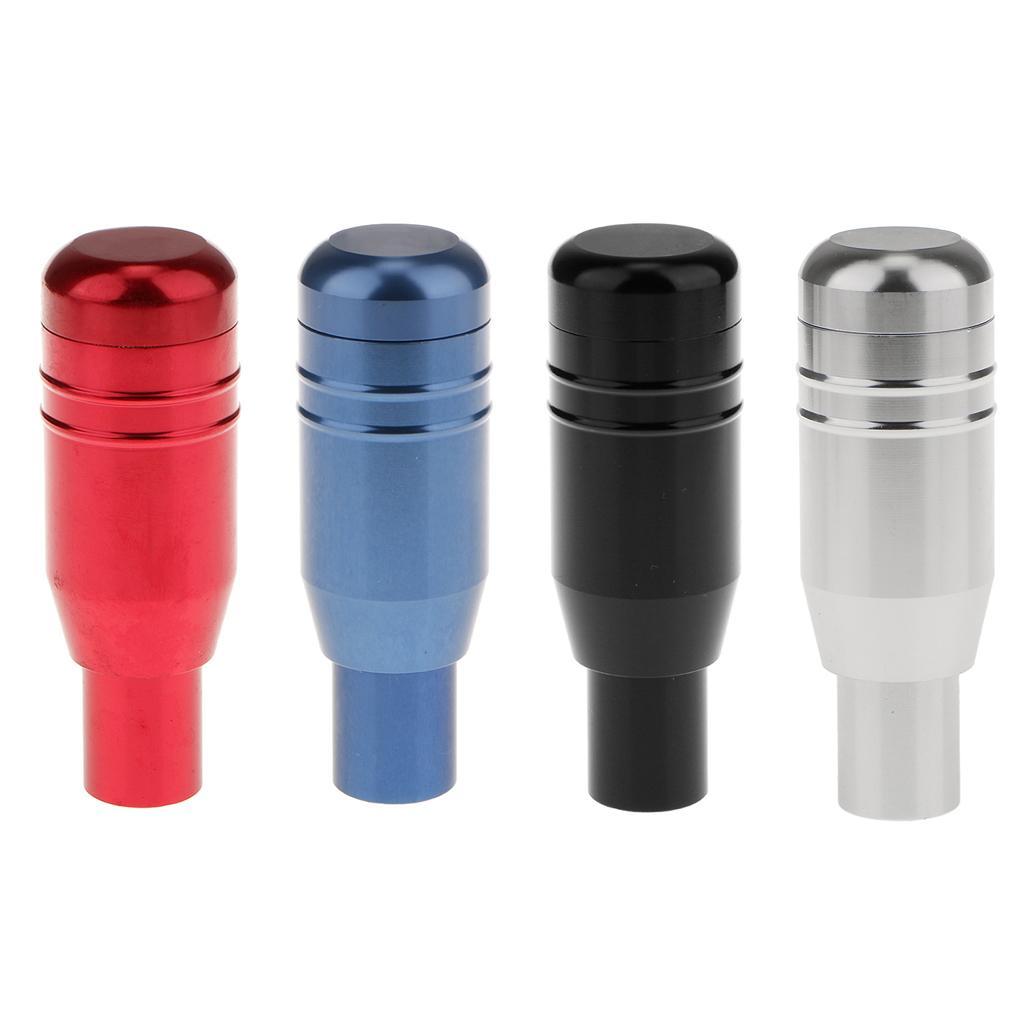 Silver Universal Aluminum Automatic Car Gear Shift Knob Manual Shifter Truck