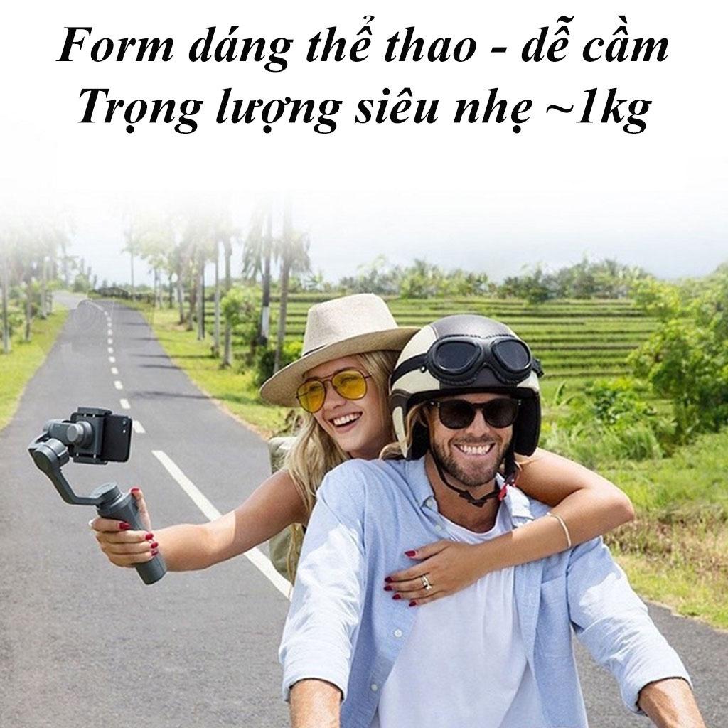 Gậy chống rung Gimbal F6 360 độ - Gimbal Chống Rung Cho Điện Thoại 3 Trục - Chống Rung Quay Vlog, Live stream, quay phim