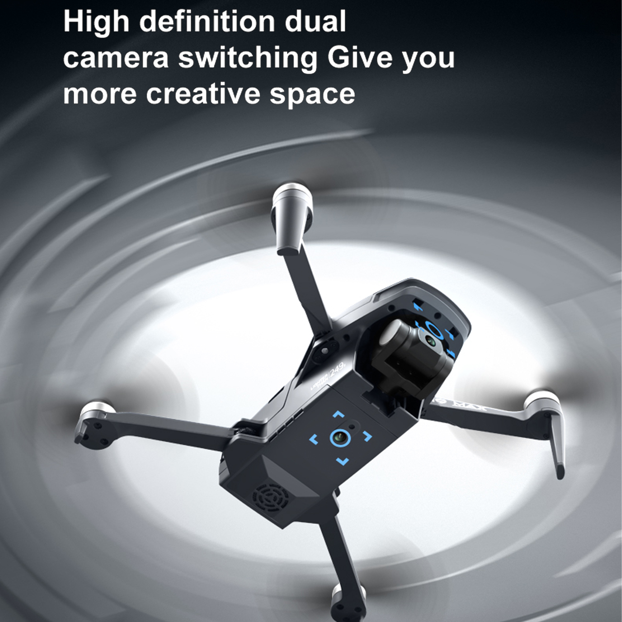 Flycam mini giá rẻ camera 4k i9 Max - Máy bay flycam thế hệ mới gimbal 3 trục, G.P.S, bay 3km, thời gian bay 25 phút, động cơ không chổi than, cảm biến chống va chạm - hàng chính hãng